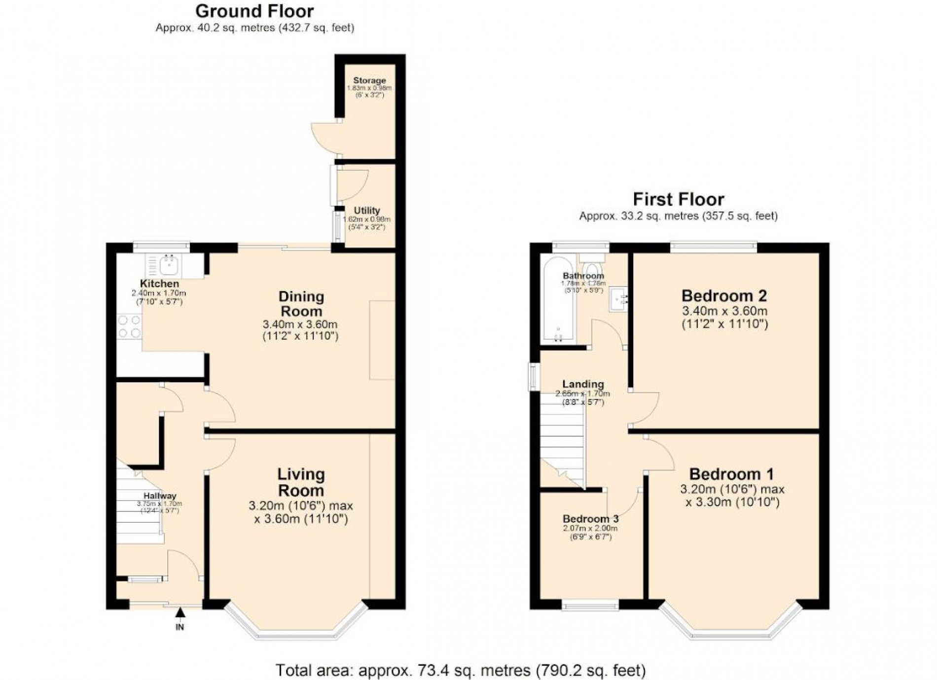 Floorplan for Quarrydale Road, Sutton-In-Ashfield