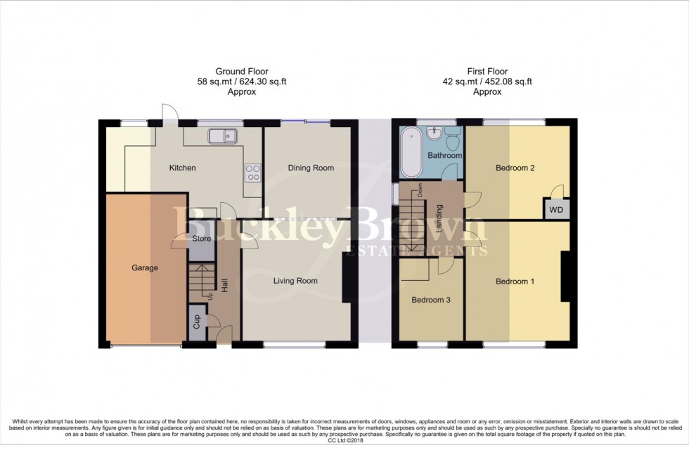 Floorplan for Birkland Avenue, Mansfield Woodhouse, Mansfield