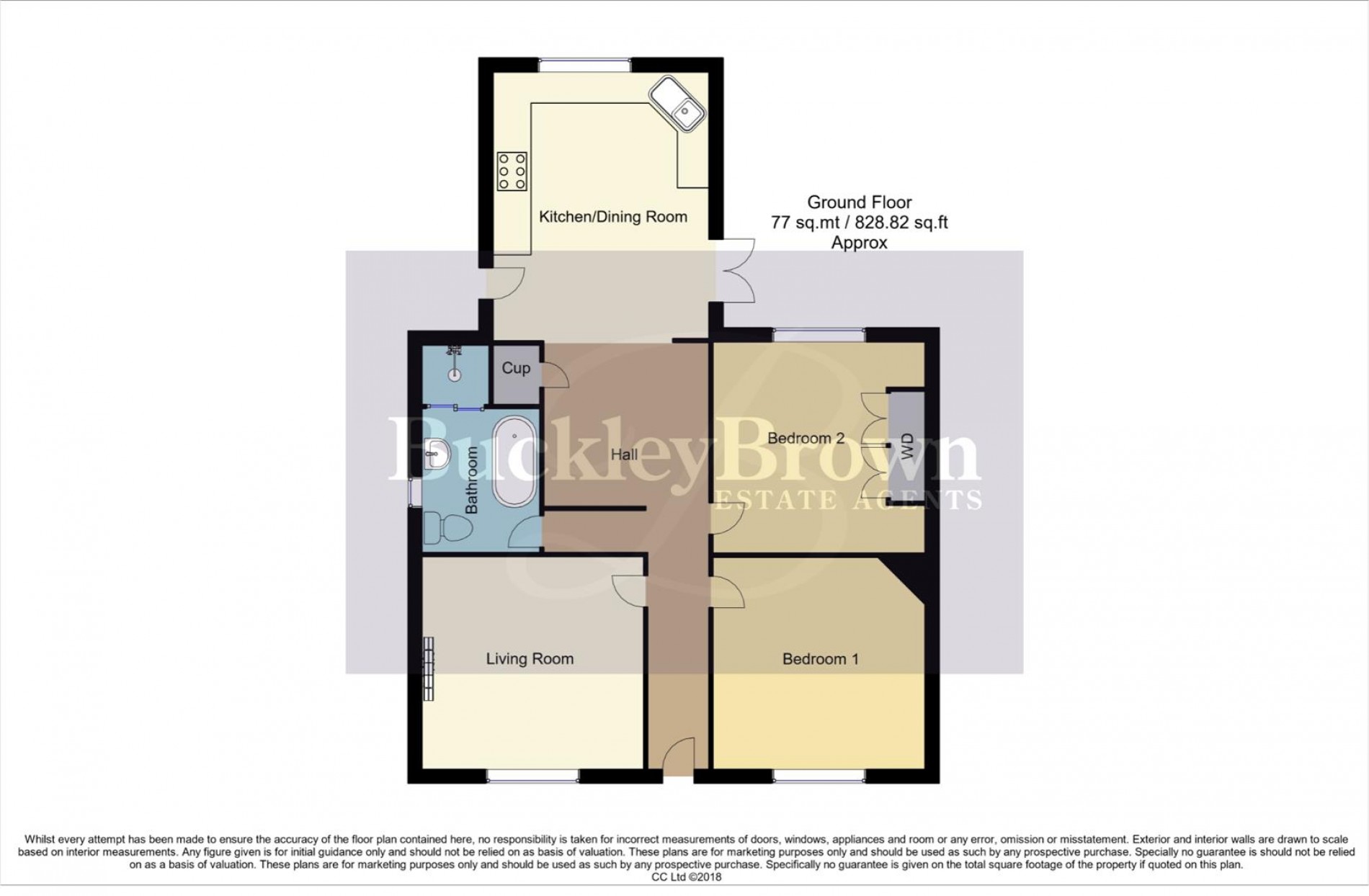 Floorplan for Hermitage Avenue, Mansfield