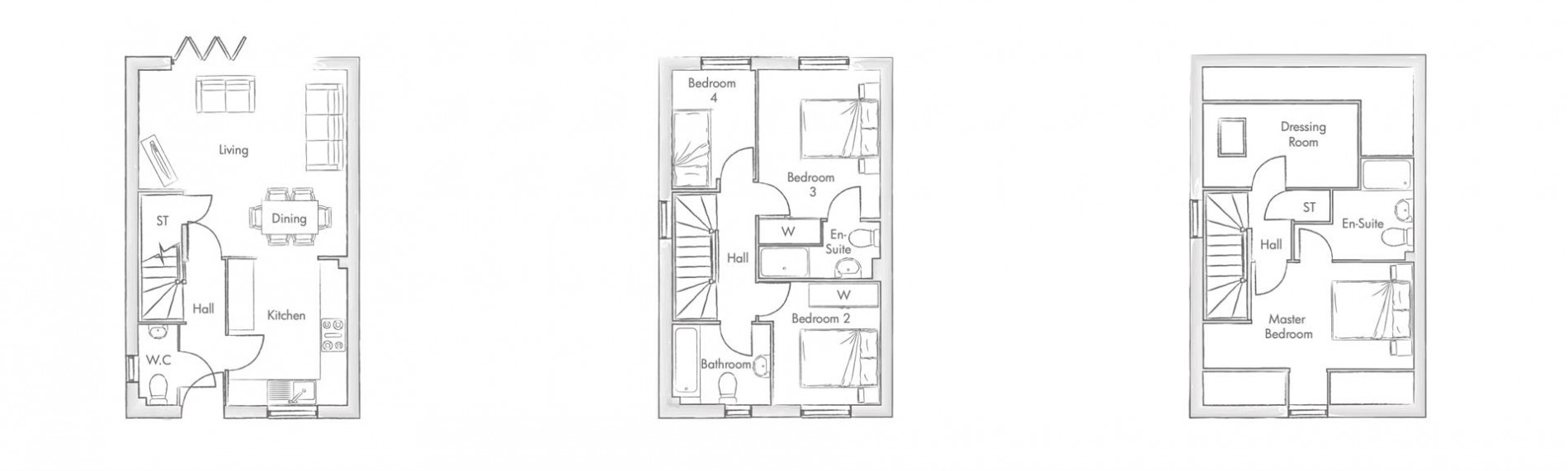 Floorplan for Plot 17, Clipstone Road East, Forest Town