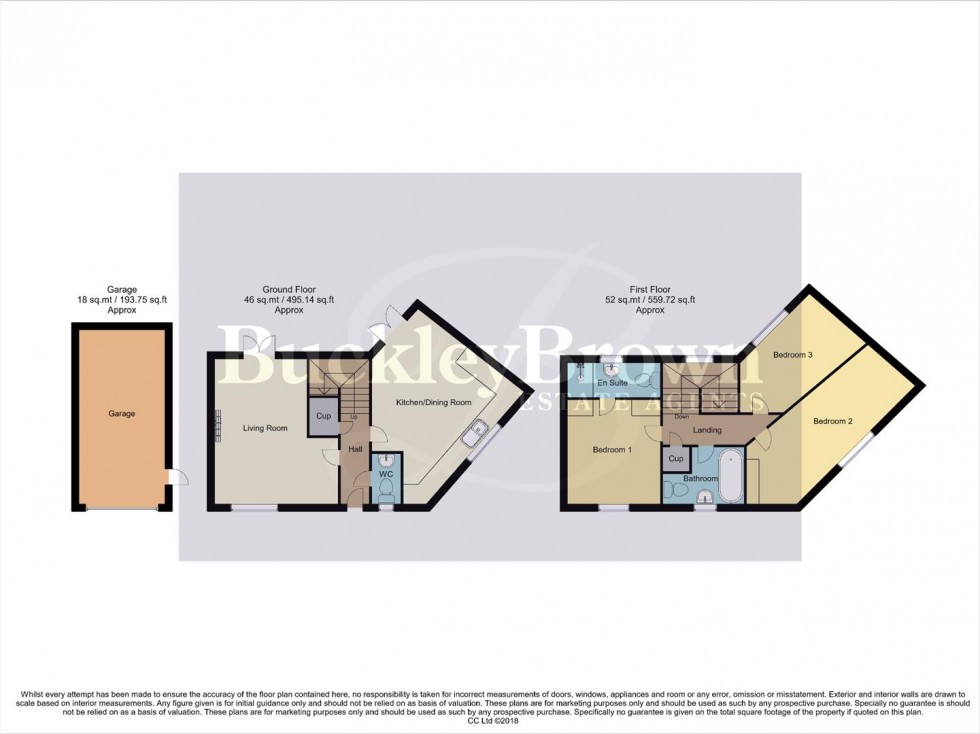 Floorplan for Chapel Fields, Ravenshead, Nottingham