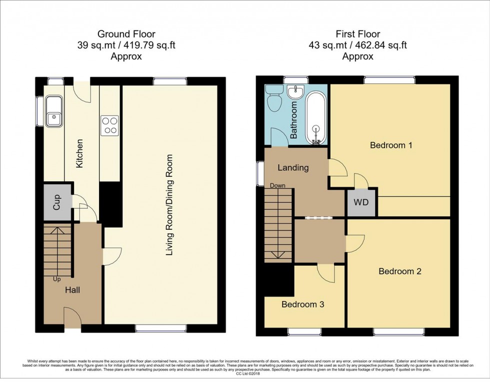 Floorplan for Darlton Street, Mansfield