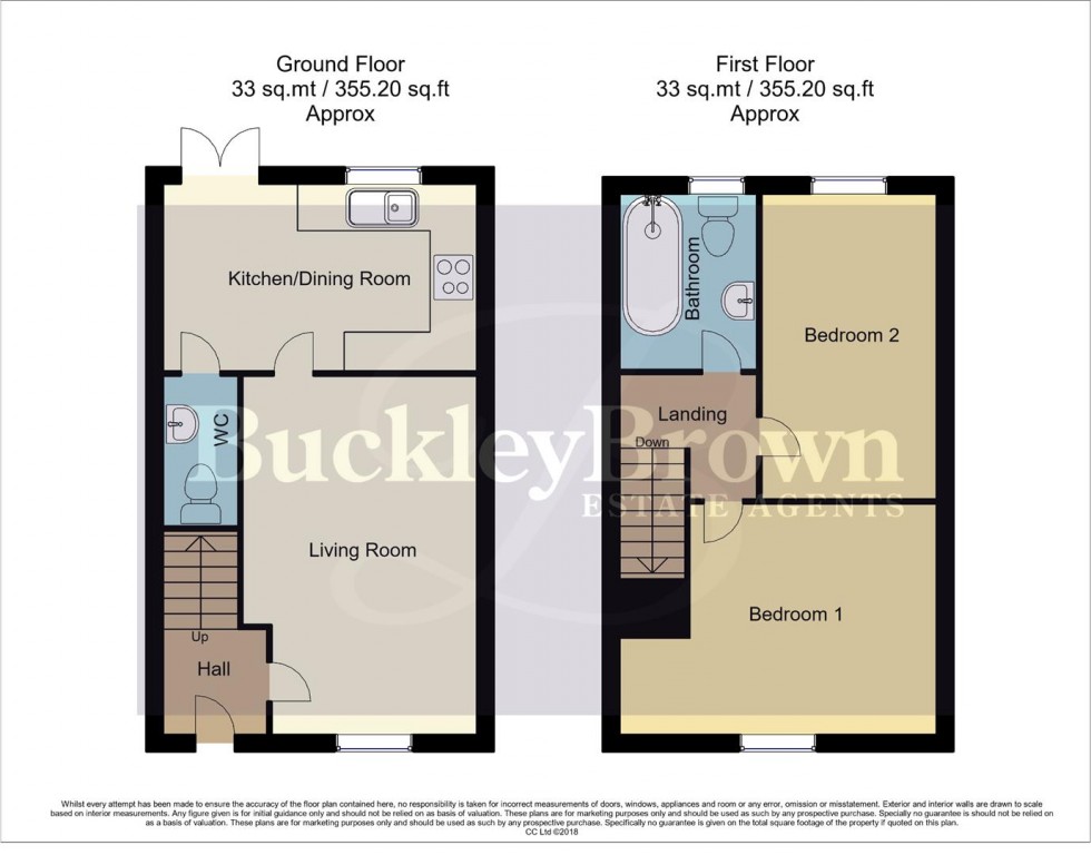 Floorplan for Headstocks Close, Ollerton, Newark