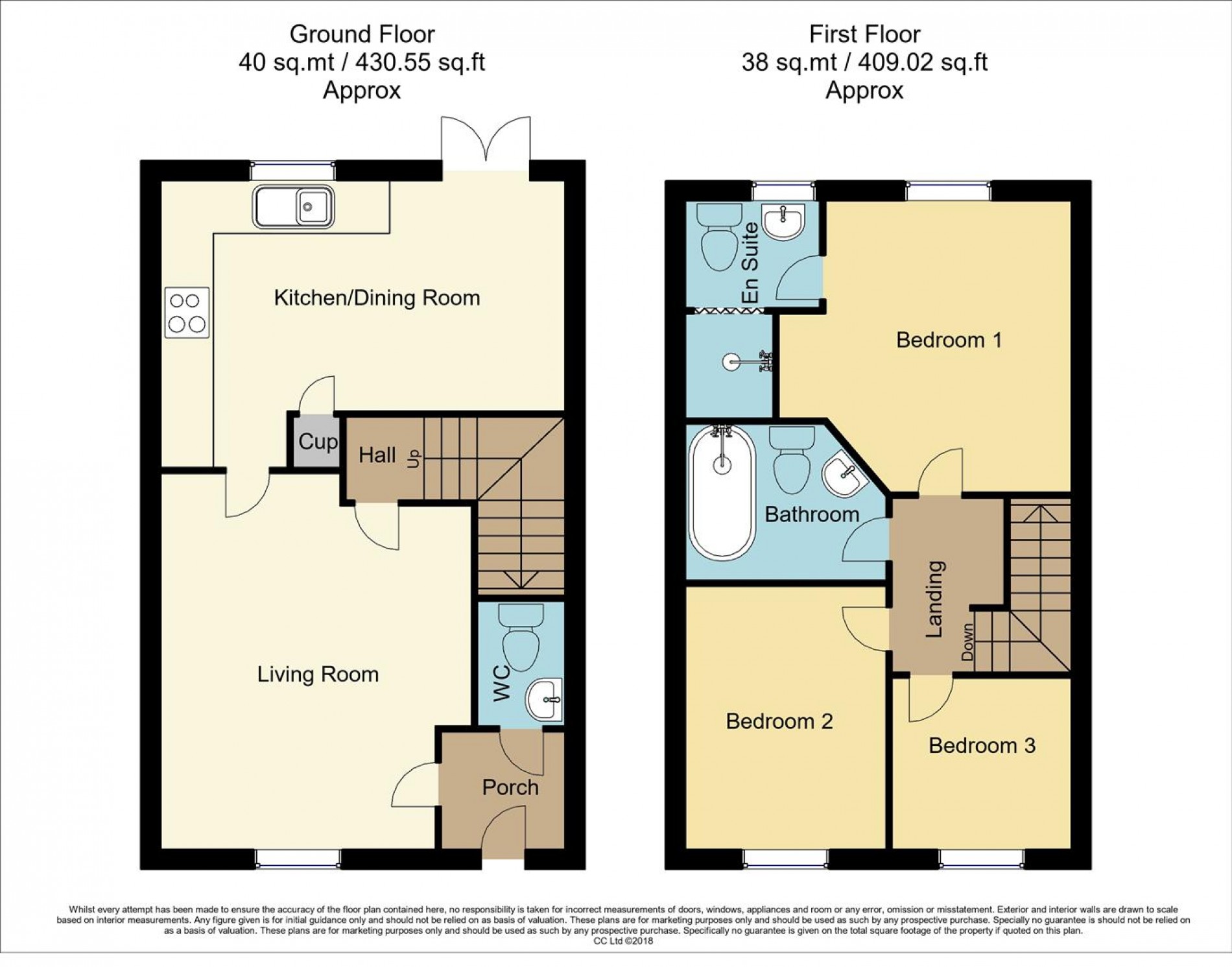 Floorplan for Debdale Way, Mansfield Woodhouse, Mansfield