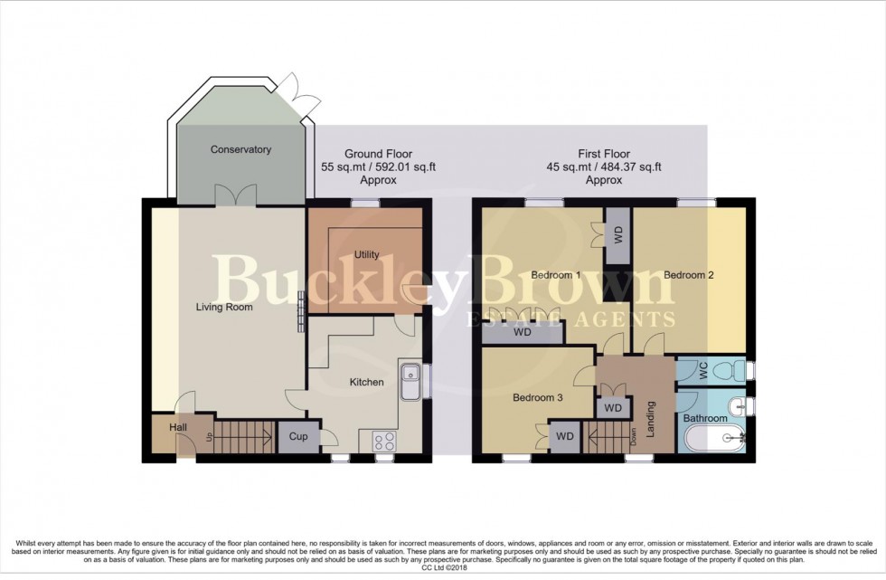 Floorplan for Brookfield Crescent, Shirebrook, Mansfield