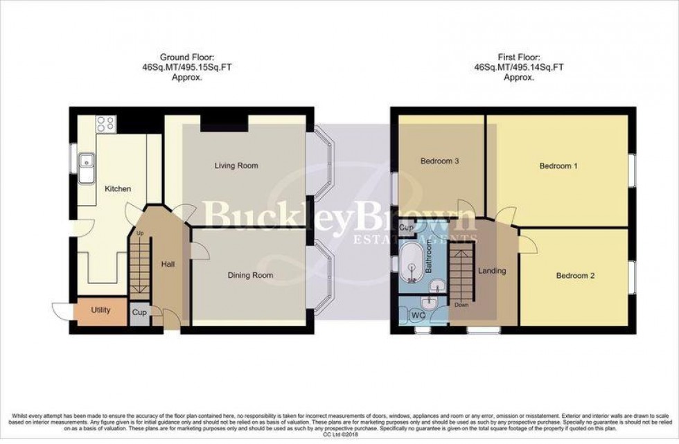 Floorplan for Rosemary Street, Mansfield