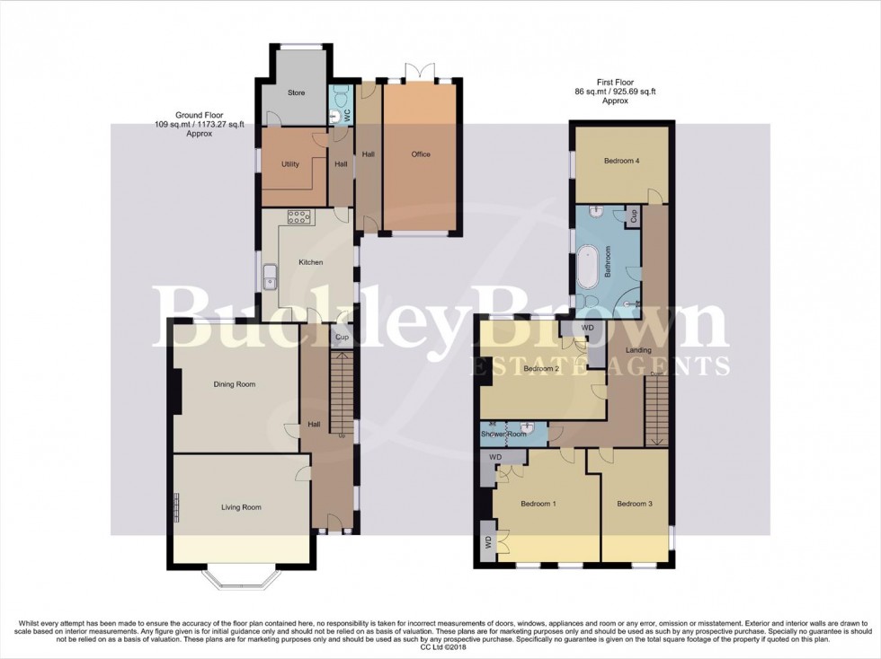 Floorplan for High Oakham Road, Mansfield