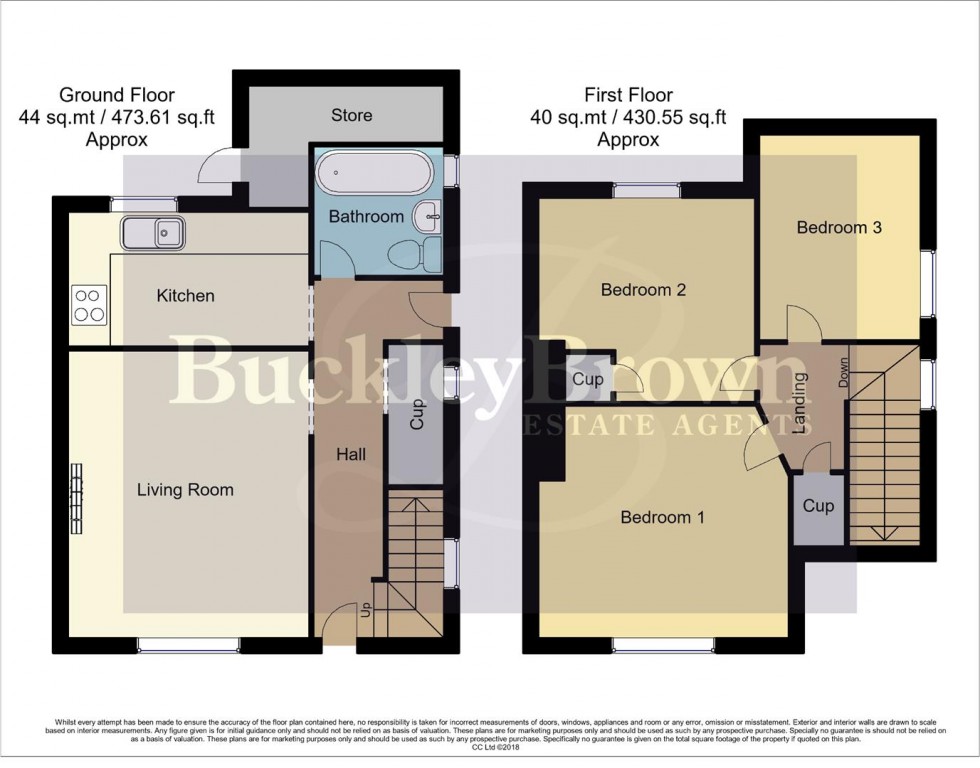 Floorplan for Princess Avenue, Warsop, Mansfield