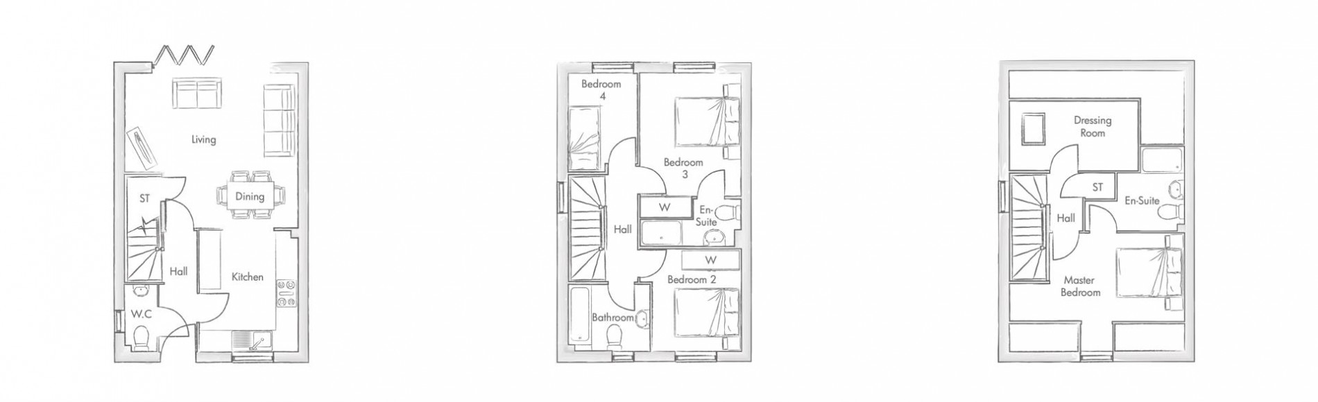 Floorplan for Plot 16, Clipstone Road East, Forest Town