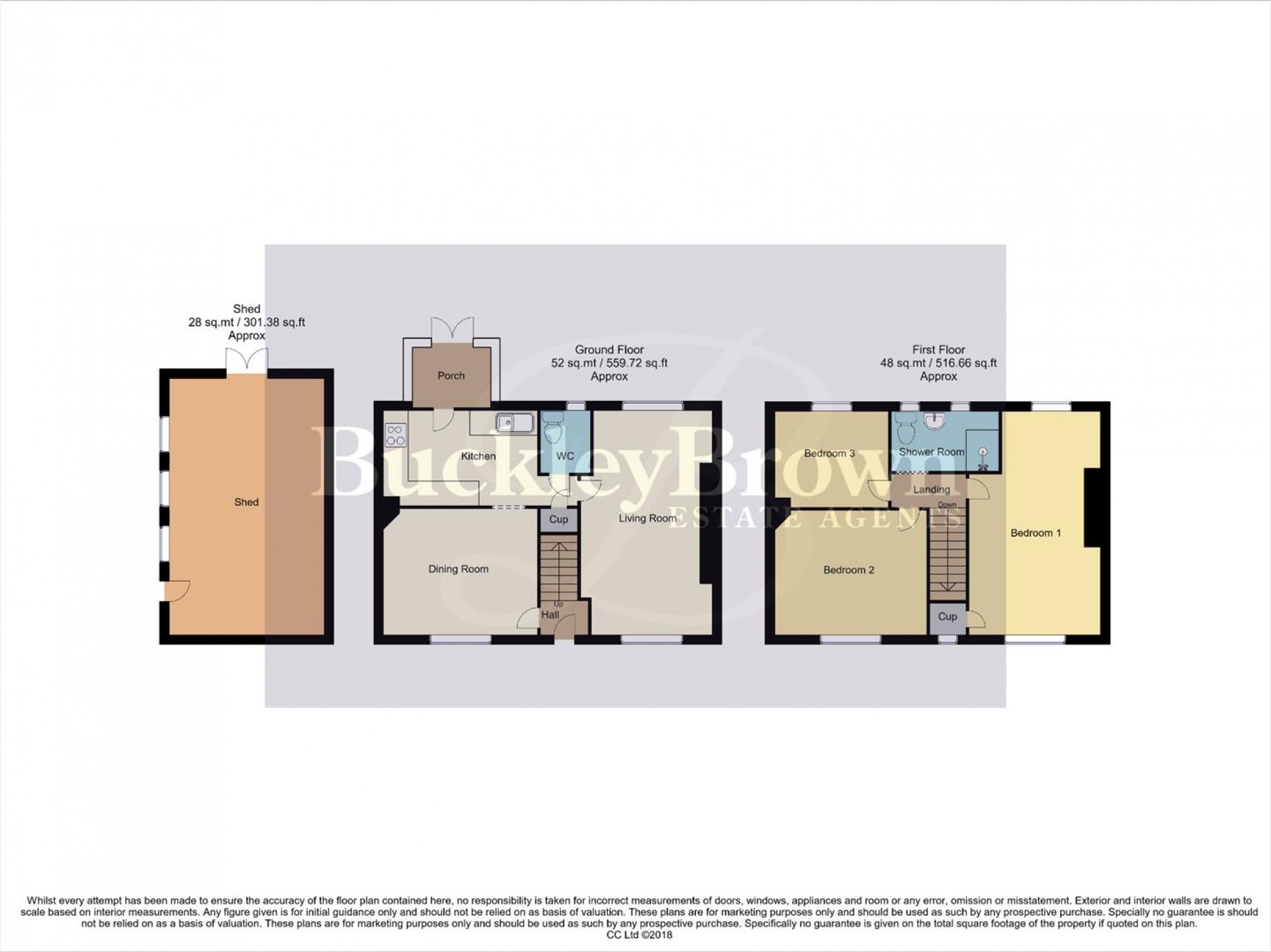 Floorplan for Kirklington Road, Rainworth, Mansfield