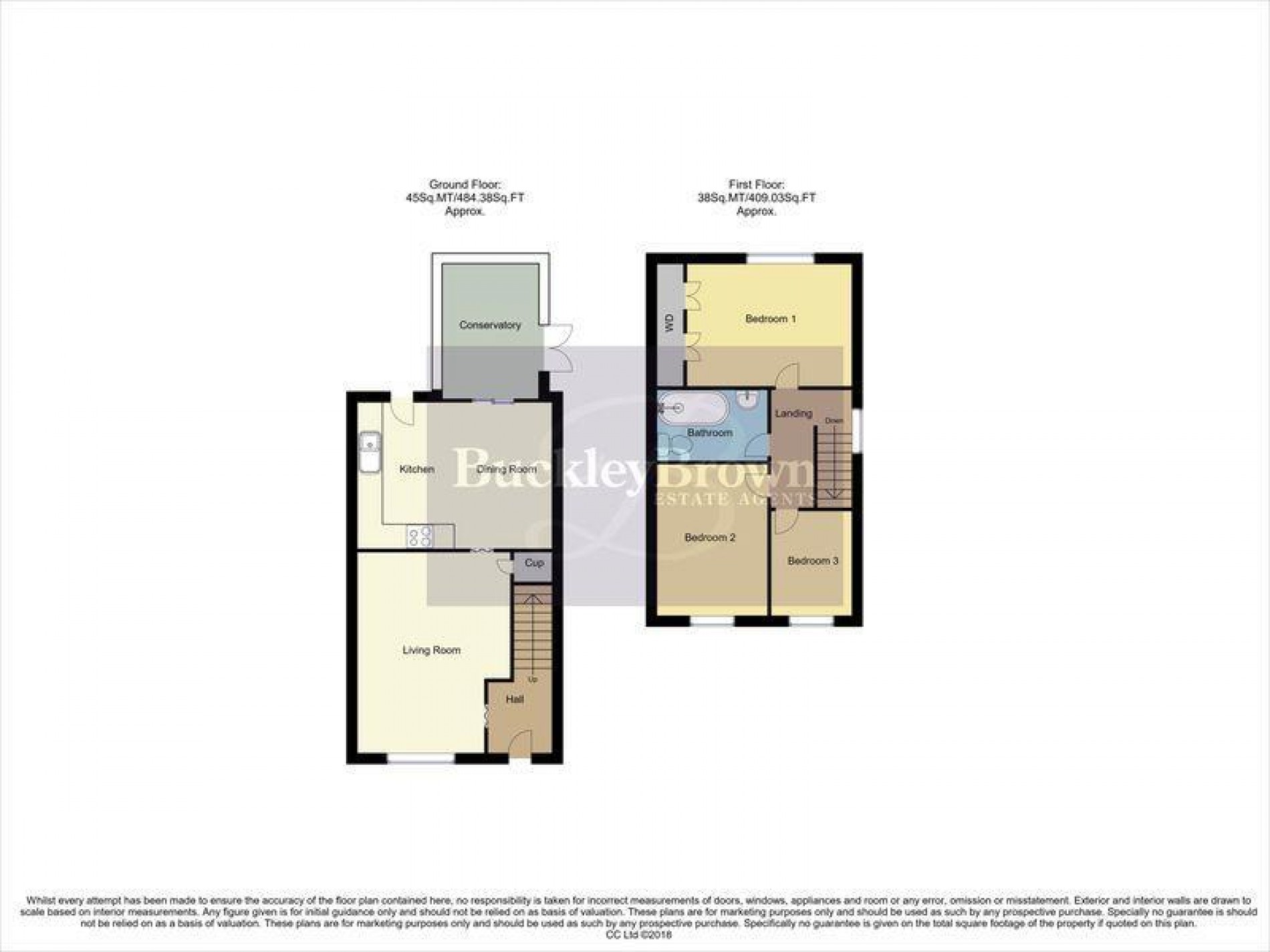 Floorplan for Bullace Court, Forest Town, Mansfield