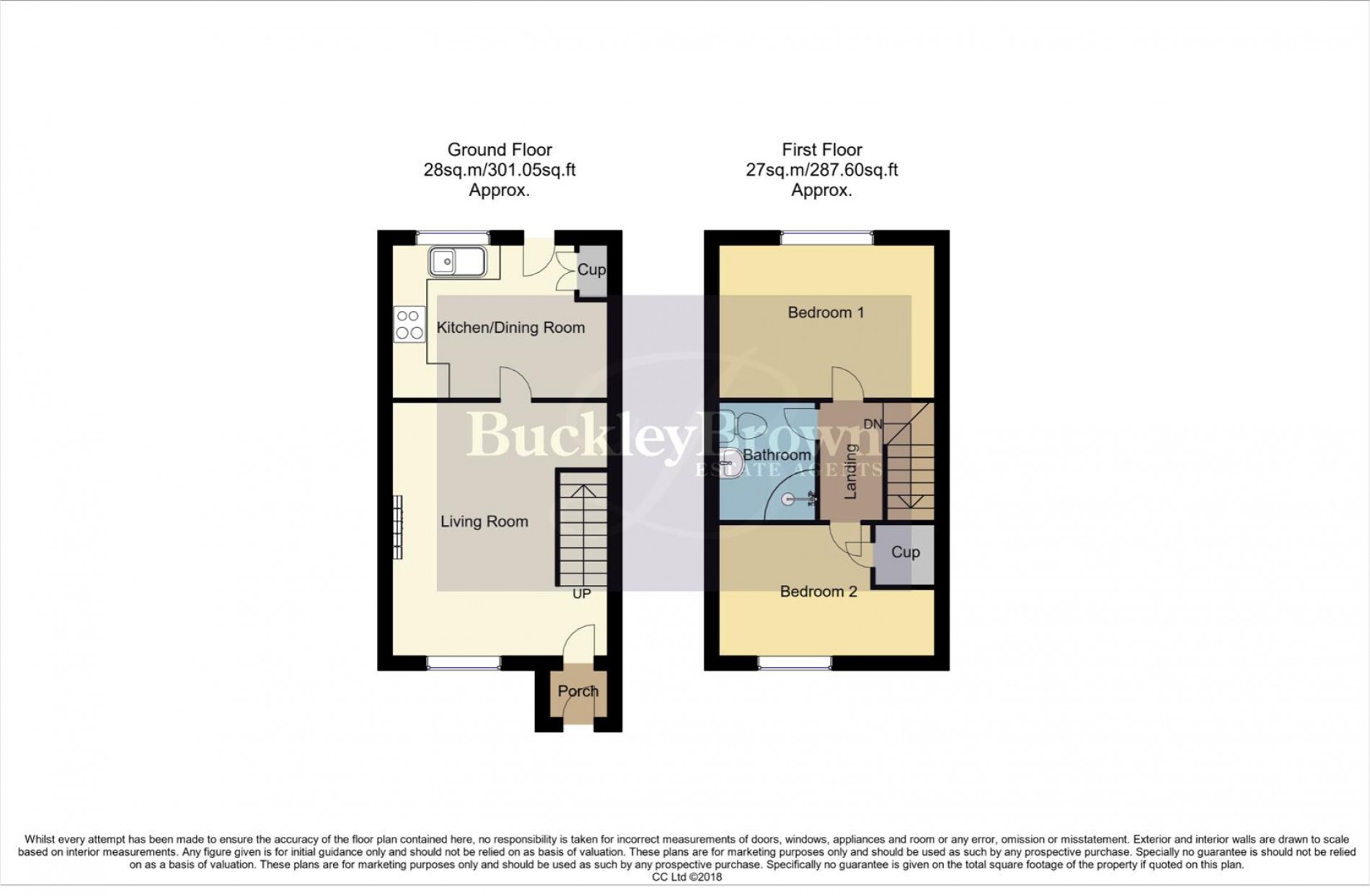 Floorplan for Kingswood Drive, Kirkby-In-Ashfield, Nottingham