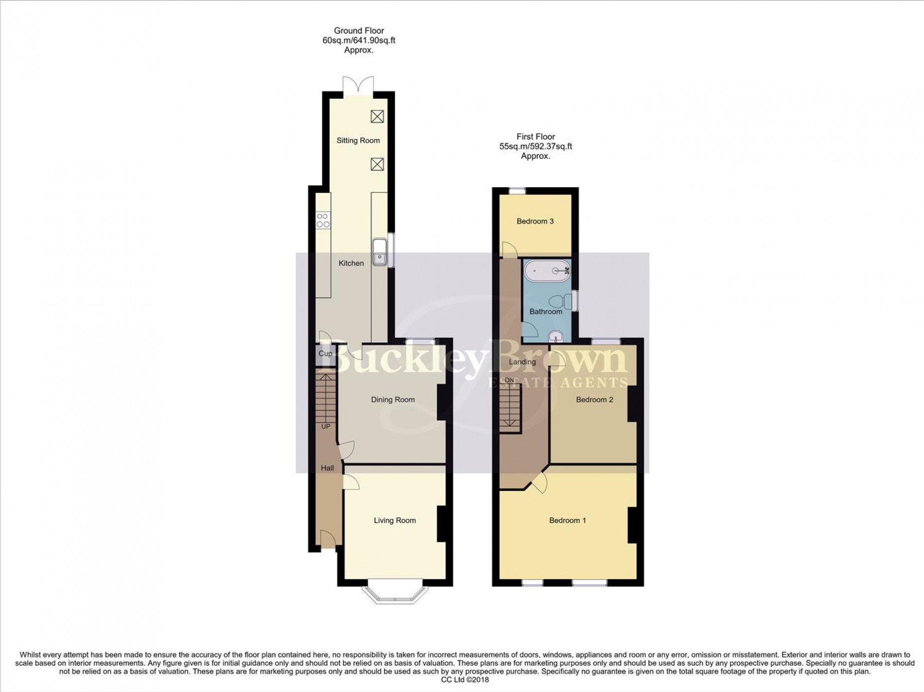 Floorplan for St. Edmunds Avenue, Mansfield Woodhouse, Mansfield