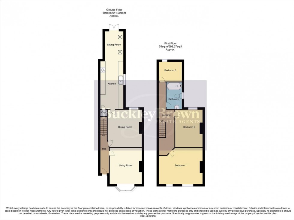 Floorplan for St. Edmunds Avenue, Mansfield Woodhouse, Mansfield