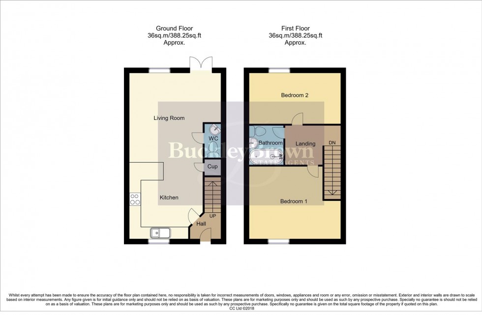 Floorplan for Manor Mews, Mansfield