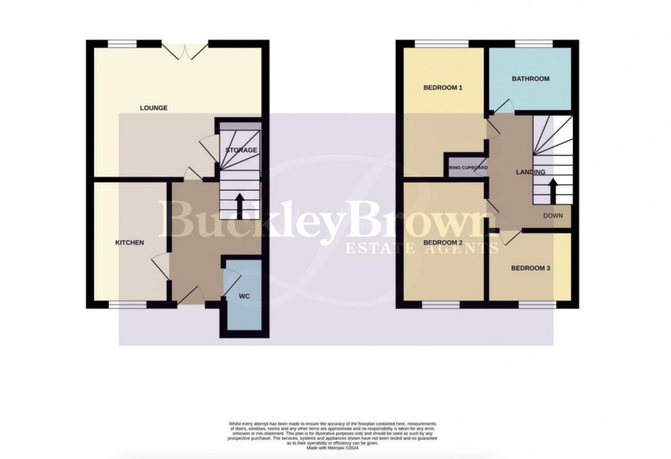 Floorplan for Winster Way, Mansfield