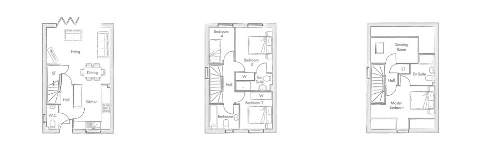 Floorplan for Plot 15, Clipstone Road East, Forest Town