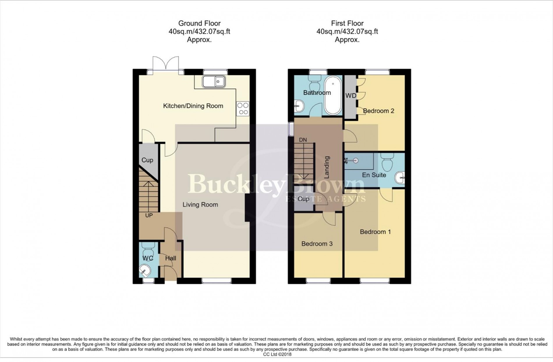 Floorplan for Sanderling Way, Forest Town, Mansfield