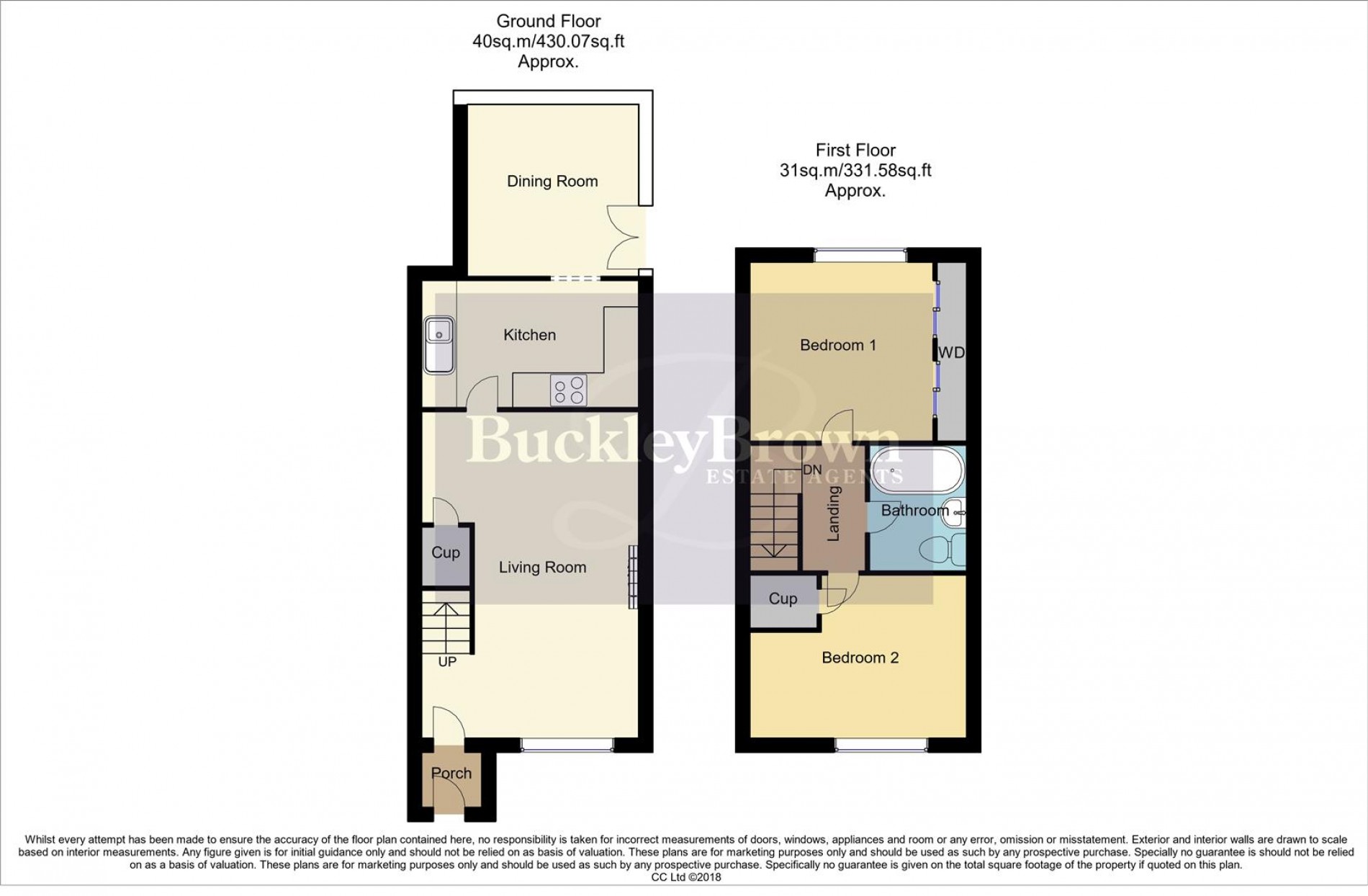 Floorplan for Poppy Close, Shirebrook, Mansfield