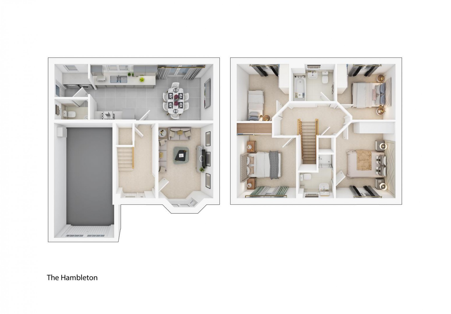 Floorplan for Plot 100 Hambleton, Kirklington Road, Bilsthorpe, Newark