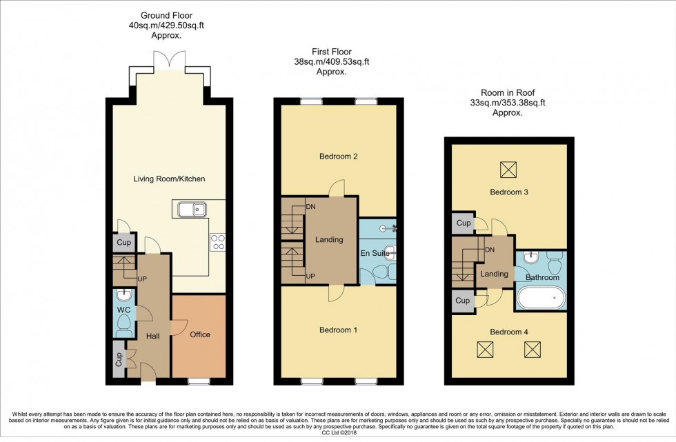 Floorplan for Sanderling Way, Forest Town, Mansfield