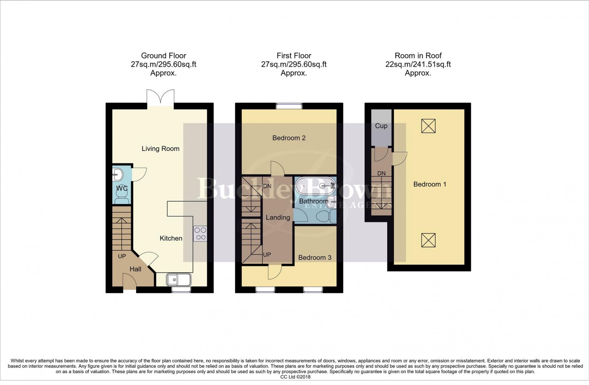 Floorplan for Lancelot Way, Mansfield