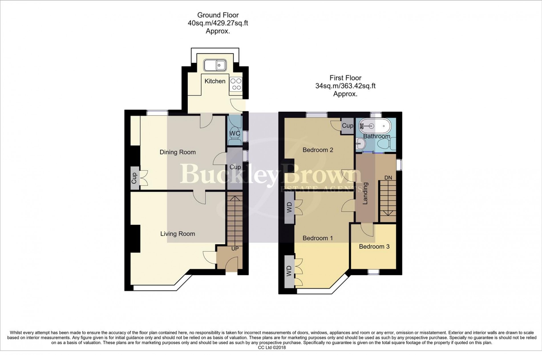 Floorplan for Rectory Road, Duckmanton, Chesterfield