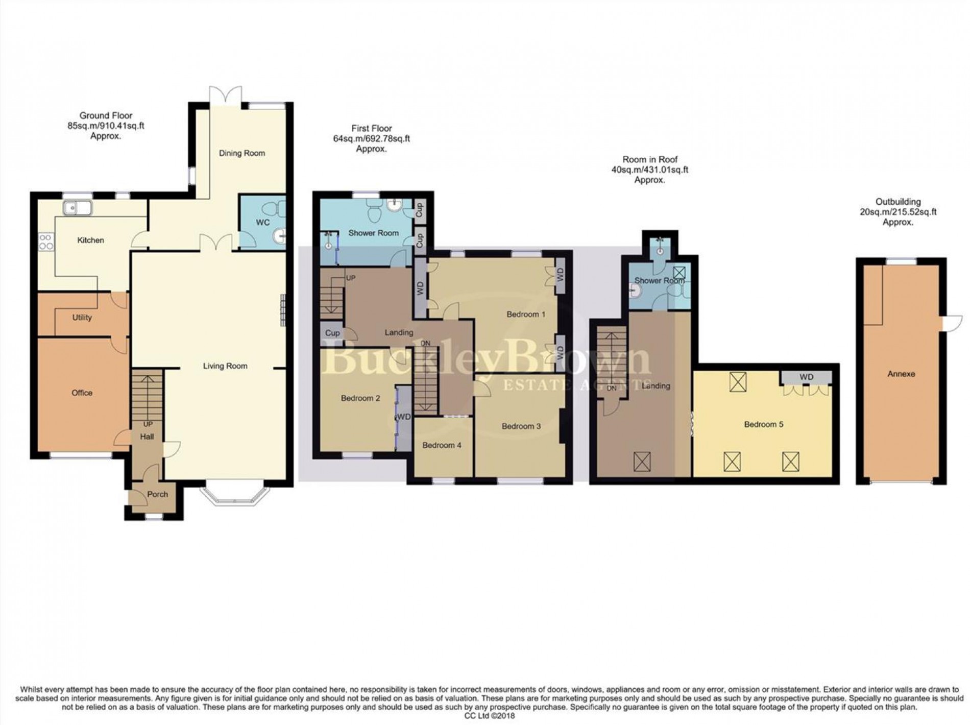 Floorplan for Southwell Road East, Rainworth, Mansfield