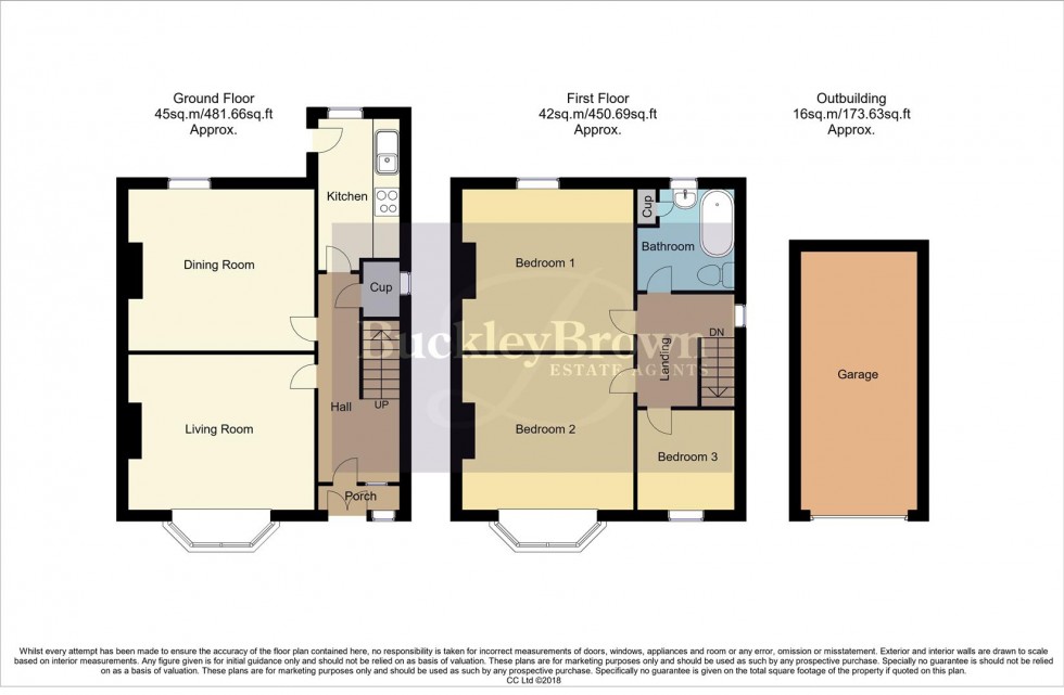 Floorplan for Columbia Avenue, Sutton-In-Ashfield