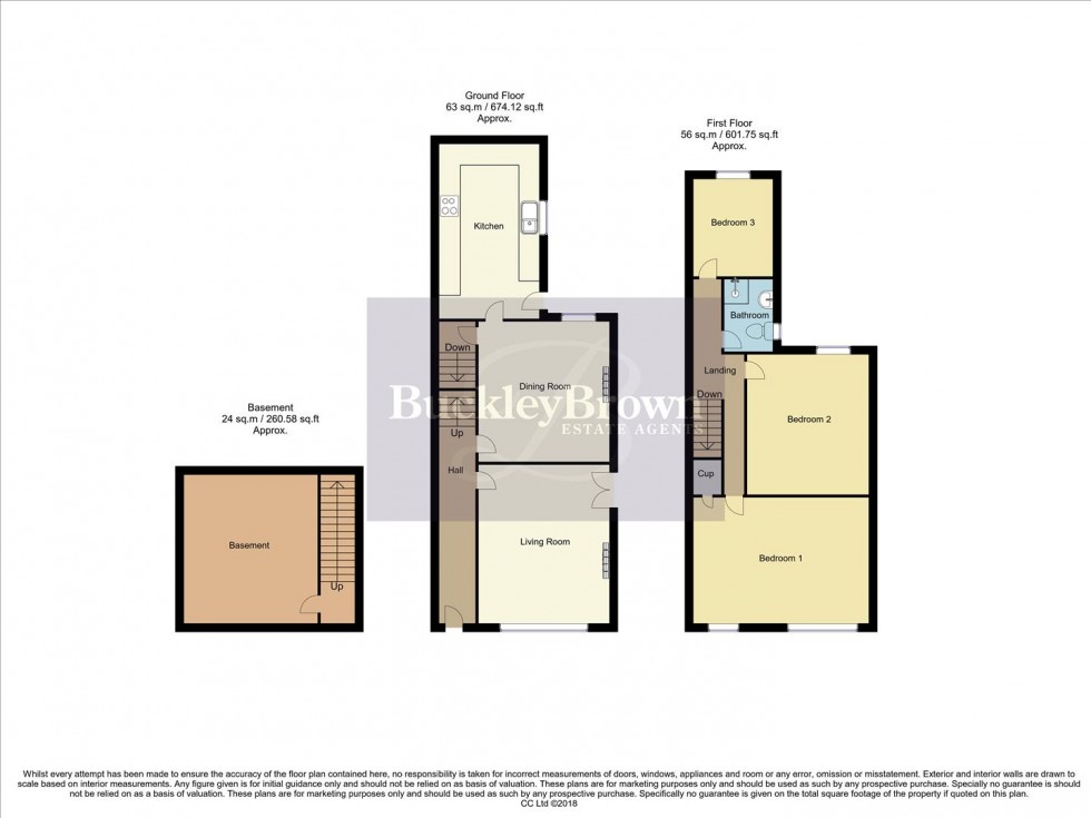 Floorplan for Rutland Street, Mansfield