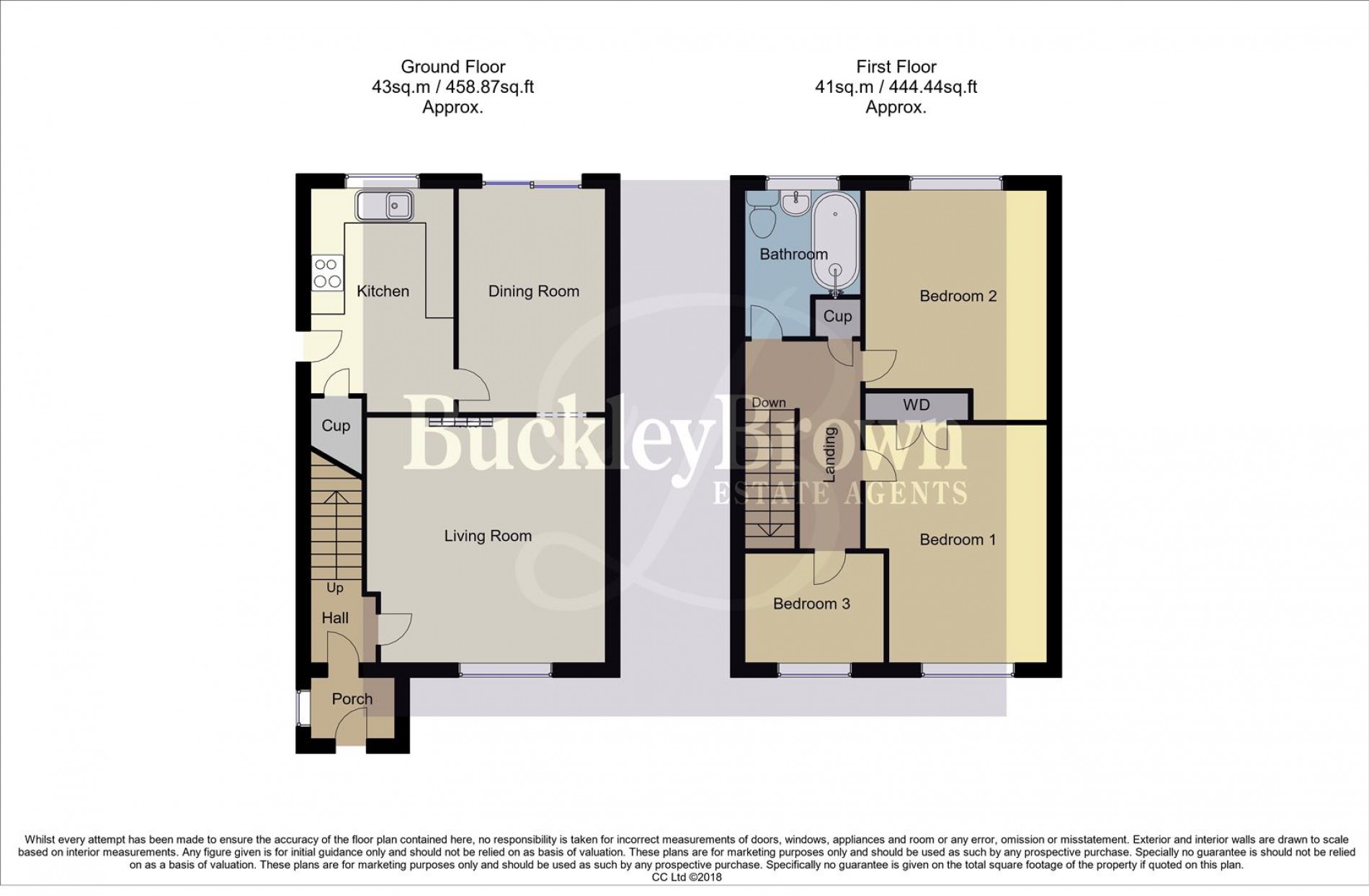 Floorplan for Grange Avenue, Ollerton, Newark