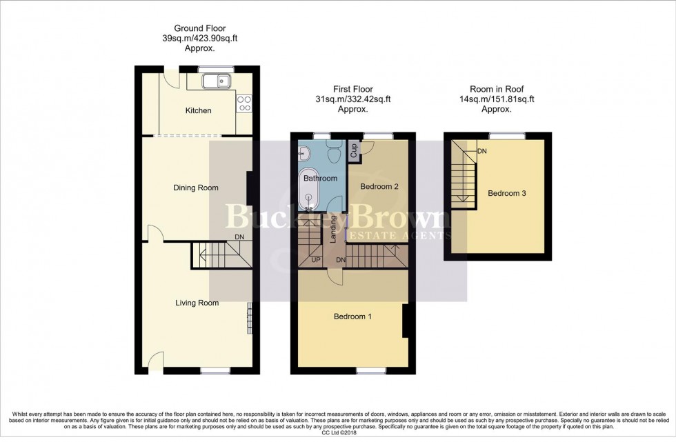 Floorplan for Wollaton Street, Hucknall, Nottingham