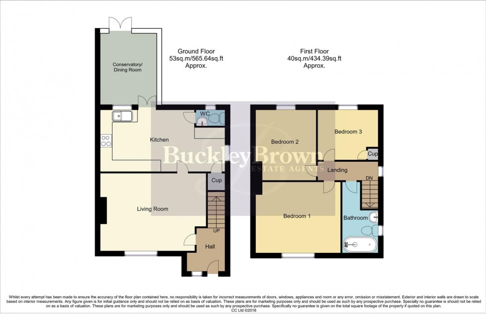 Floorplan for Scarborough Road, Bilsthorpe, Newark