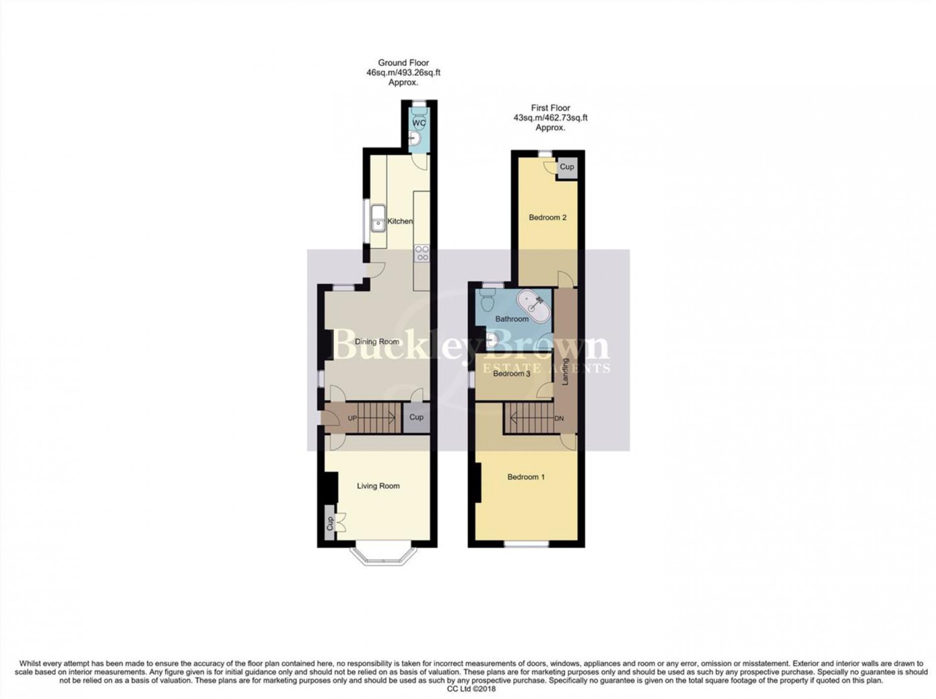 Floorplan for King Street, Mansfield Woodhouse, Mansfield