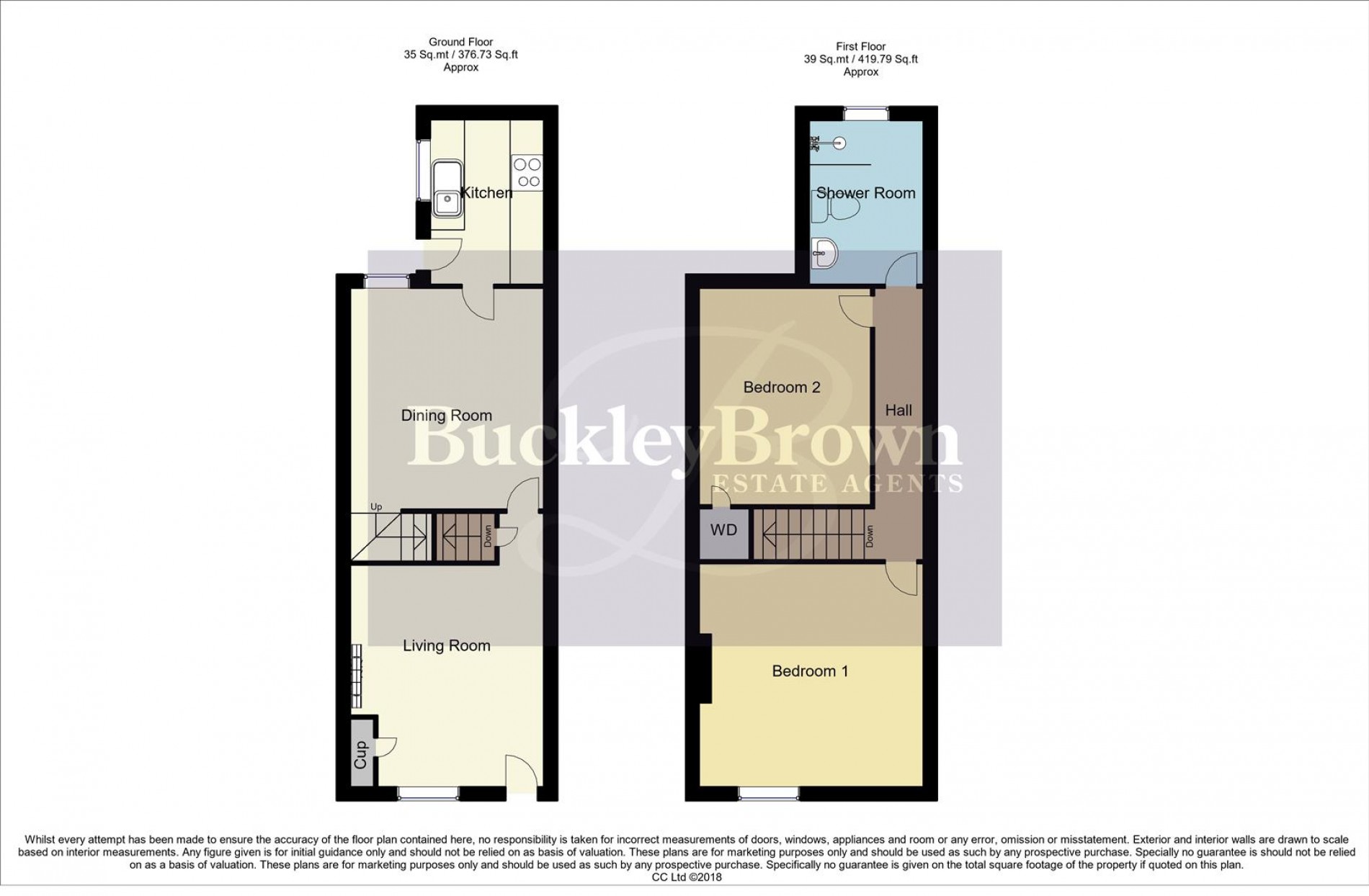 Floorplan for Gladstone Street, Mansfield