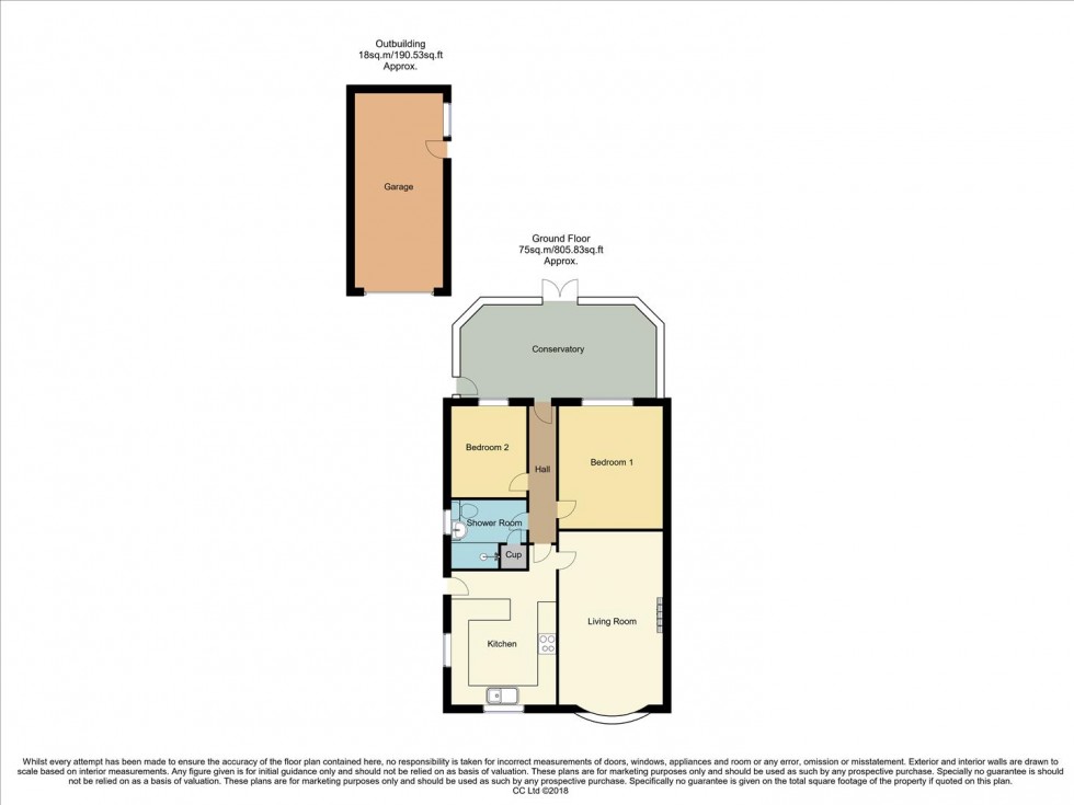 Floorplan for Harlow Close, Sutton-In-Ashfield