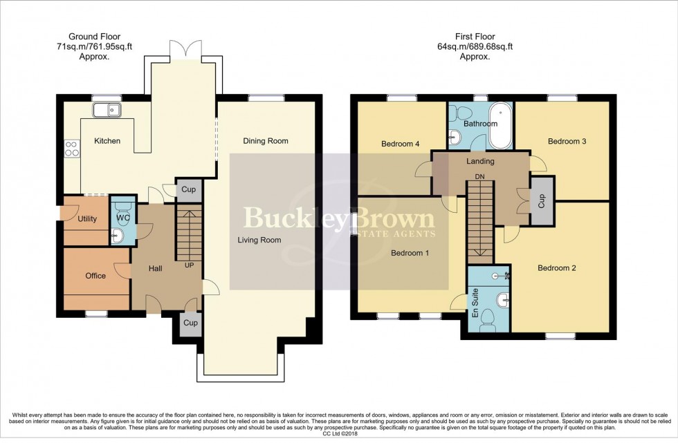 Floorplan for Trafalgar Way, Mansfield Woodhouse, Mansfield