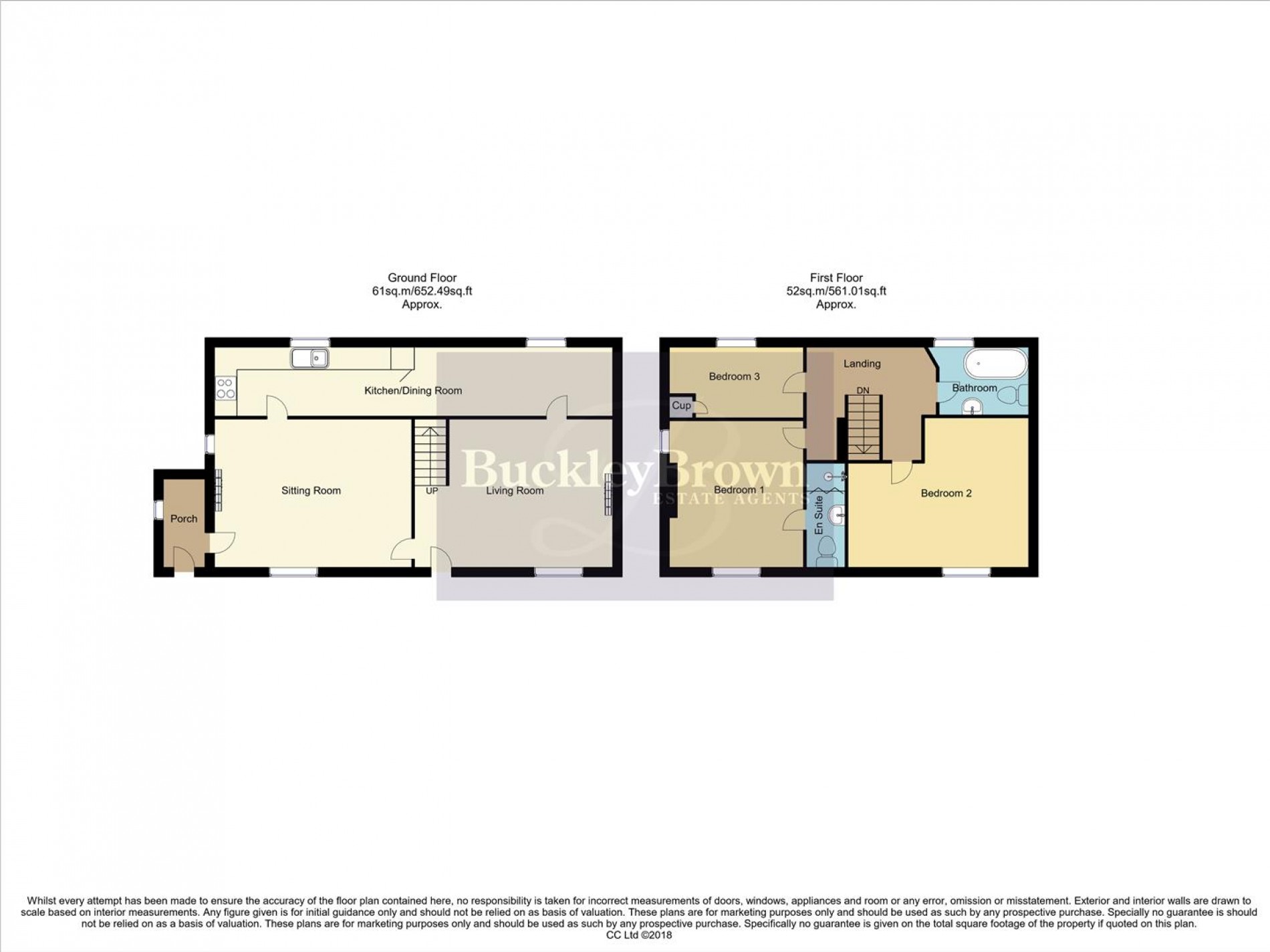 Floorplan for The Green, Hardstoft, Chesterfield