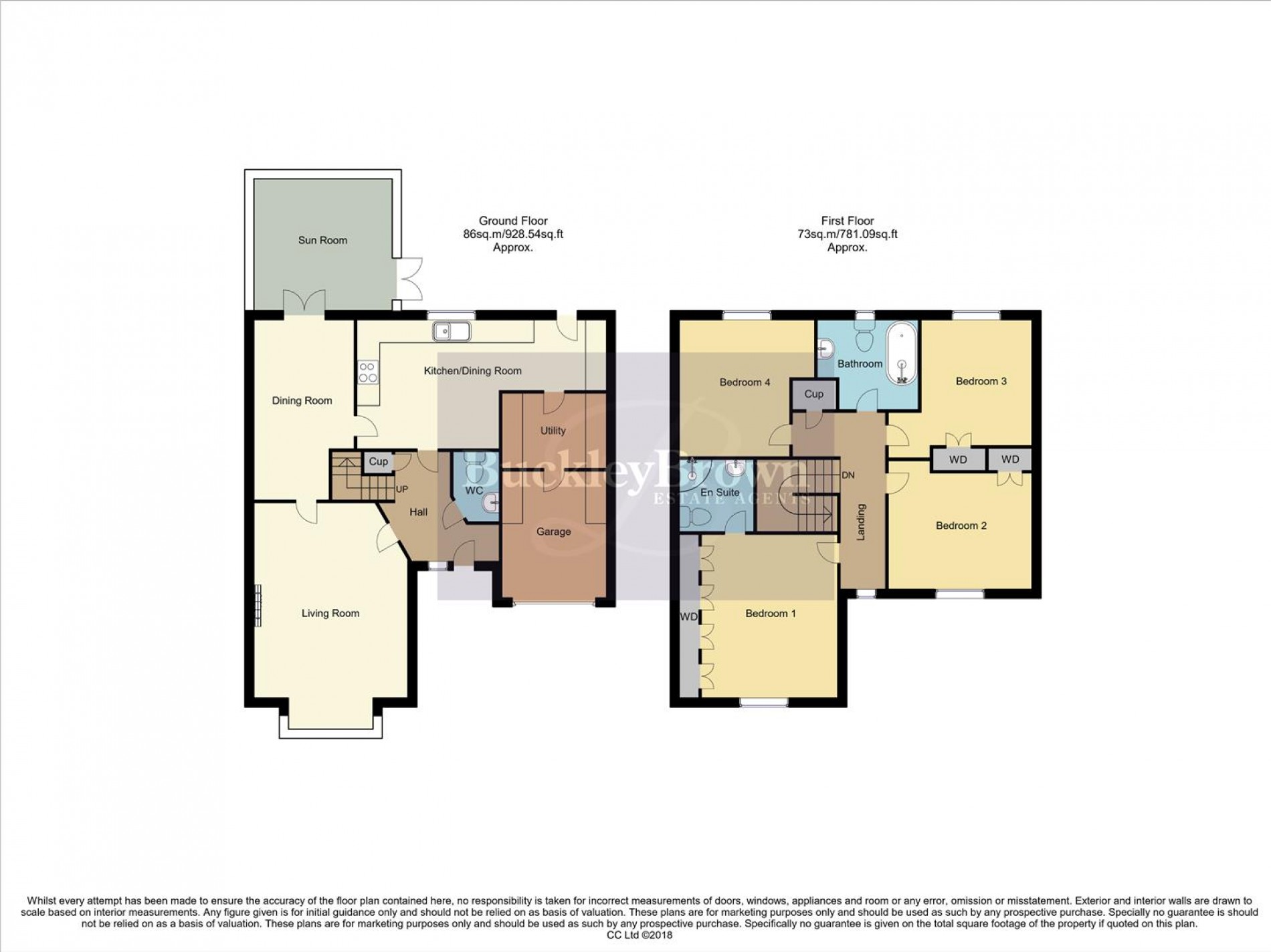 Floorplan for Barn Owl Close, Church Warsop, Mansfield