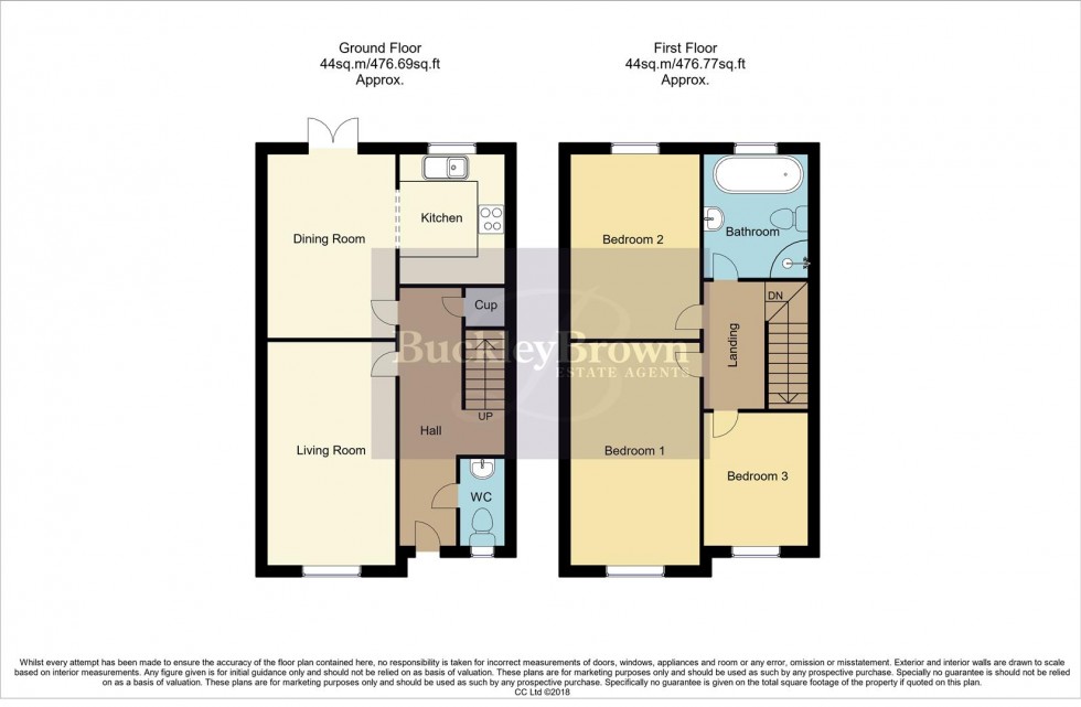 Floorplan for Clipstone Drive, Forest Town, Mansfield