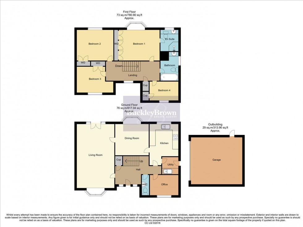 Floorplan for Dovedale Close, Mansfield