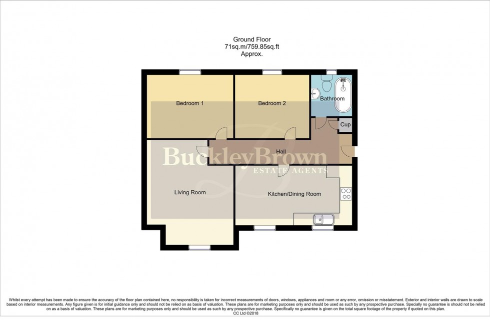 Floorplan for Ruby Way, Mansfield