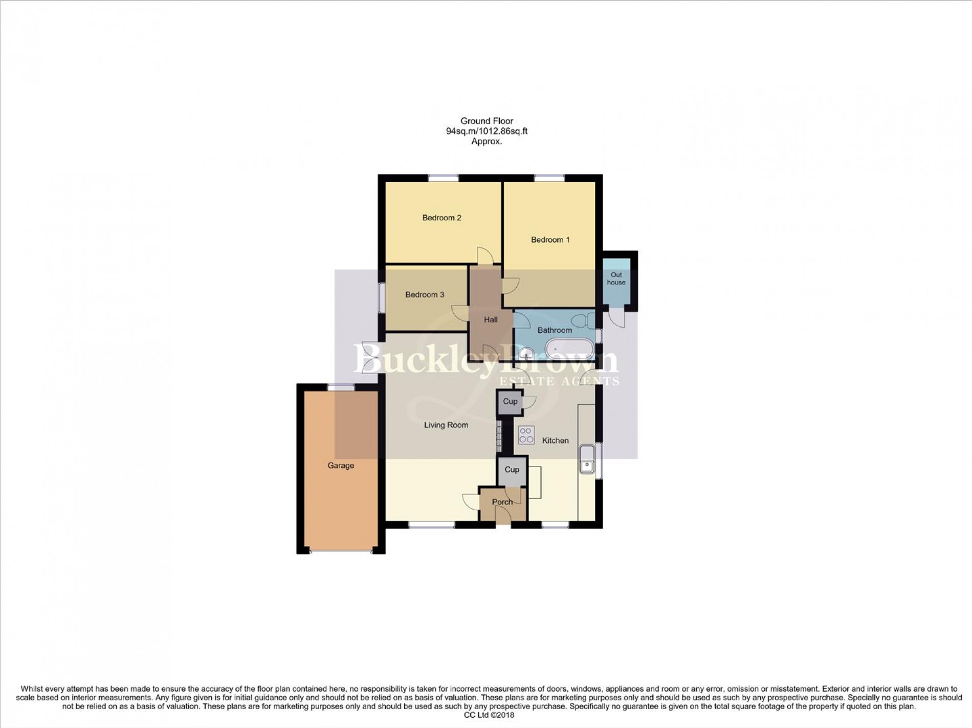 Floorplan for Cavendish Avenue, Edwinstowe