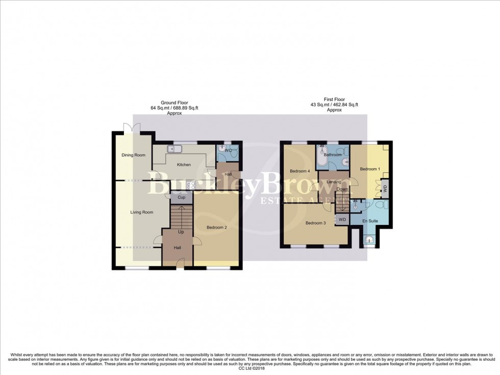 Floorplan for Hexham Close, Mansfield