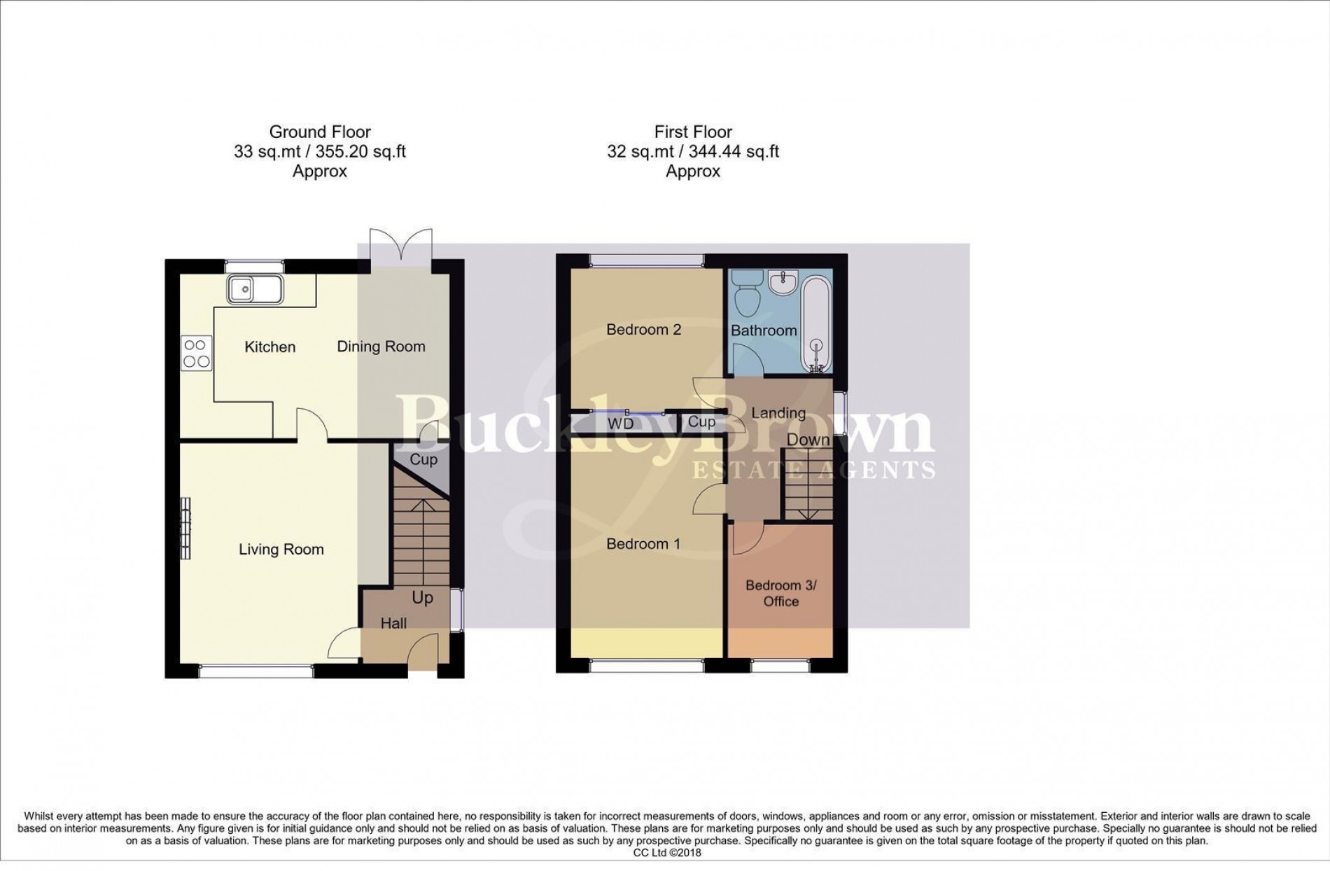 Floorplan for Diamond Avenue, Rainworth, Mansfield