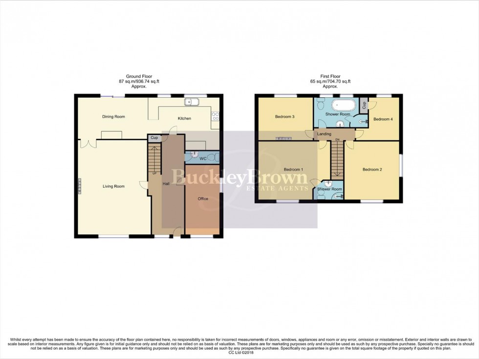 Floorplan for Summercourt Drive, Ravenshead, Nottingham