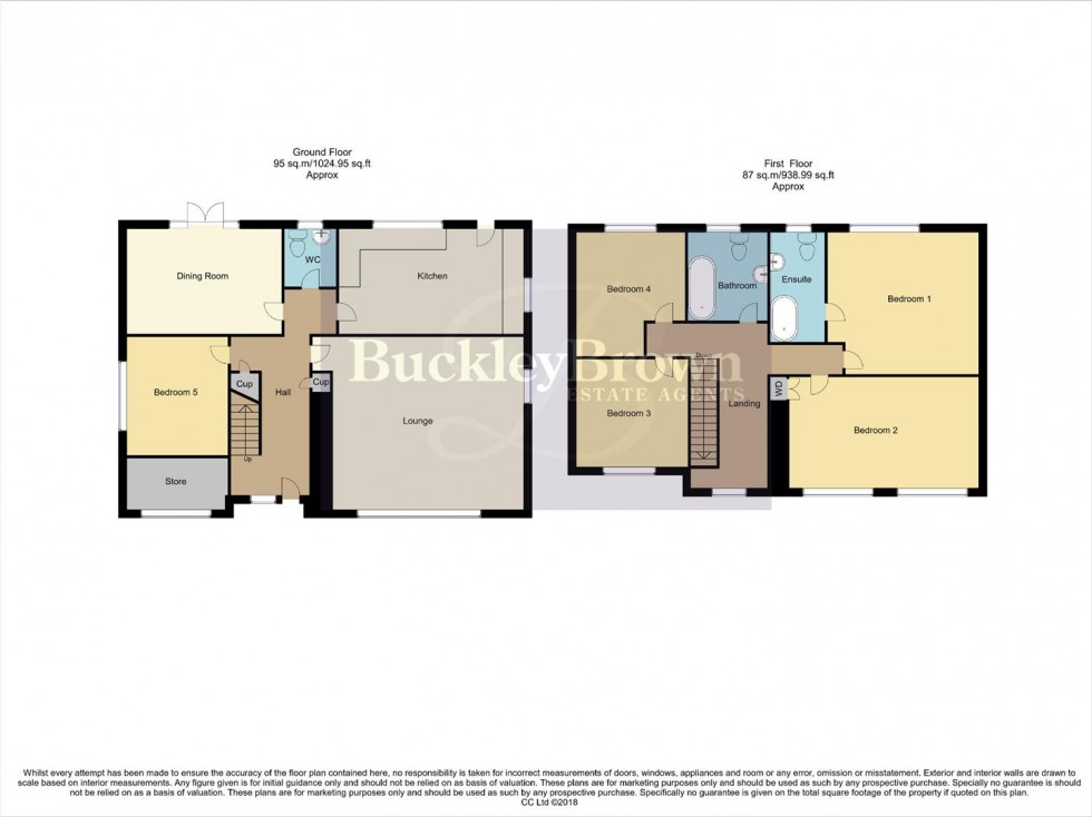 Floorplan for Birchwood Drive, Ravenshead, Nottingham