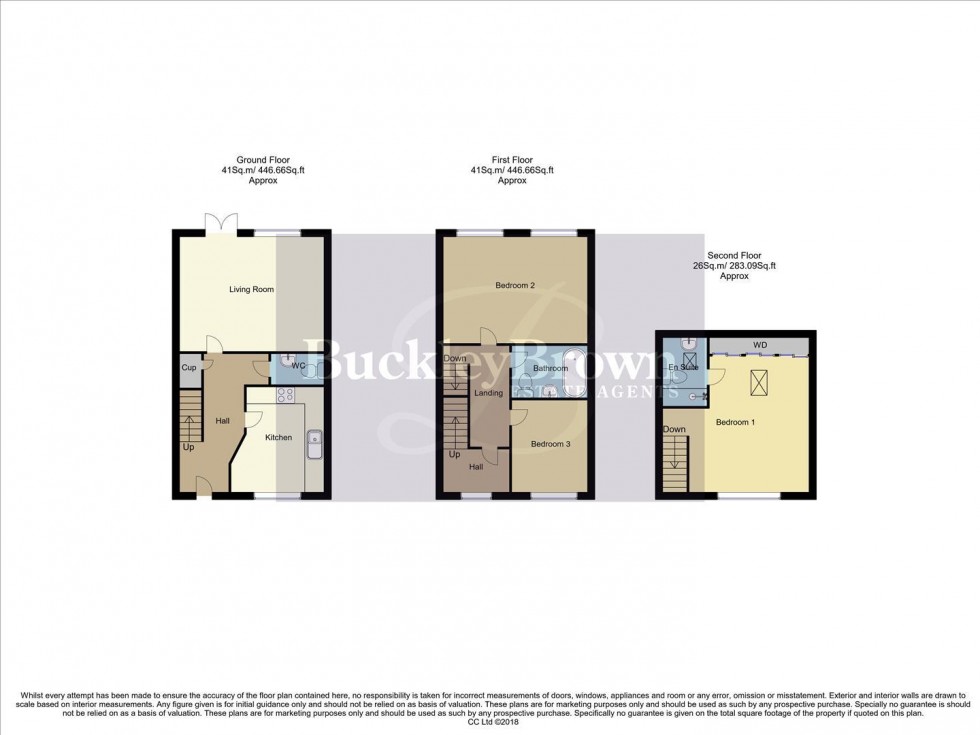 Floorplan for Goldcrest Avenue, Rainworth, Mansfield