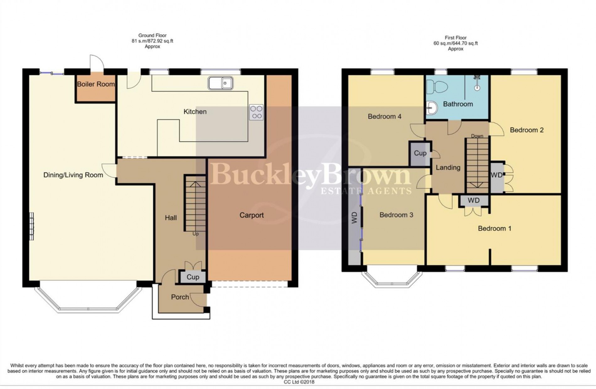 Floorplan for Roman Bank, Mansfield Woodhouse, Mansfield