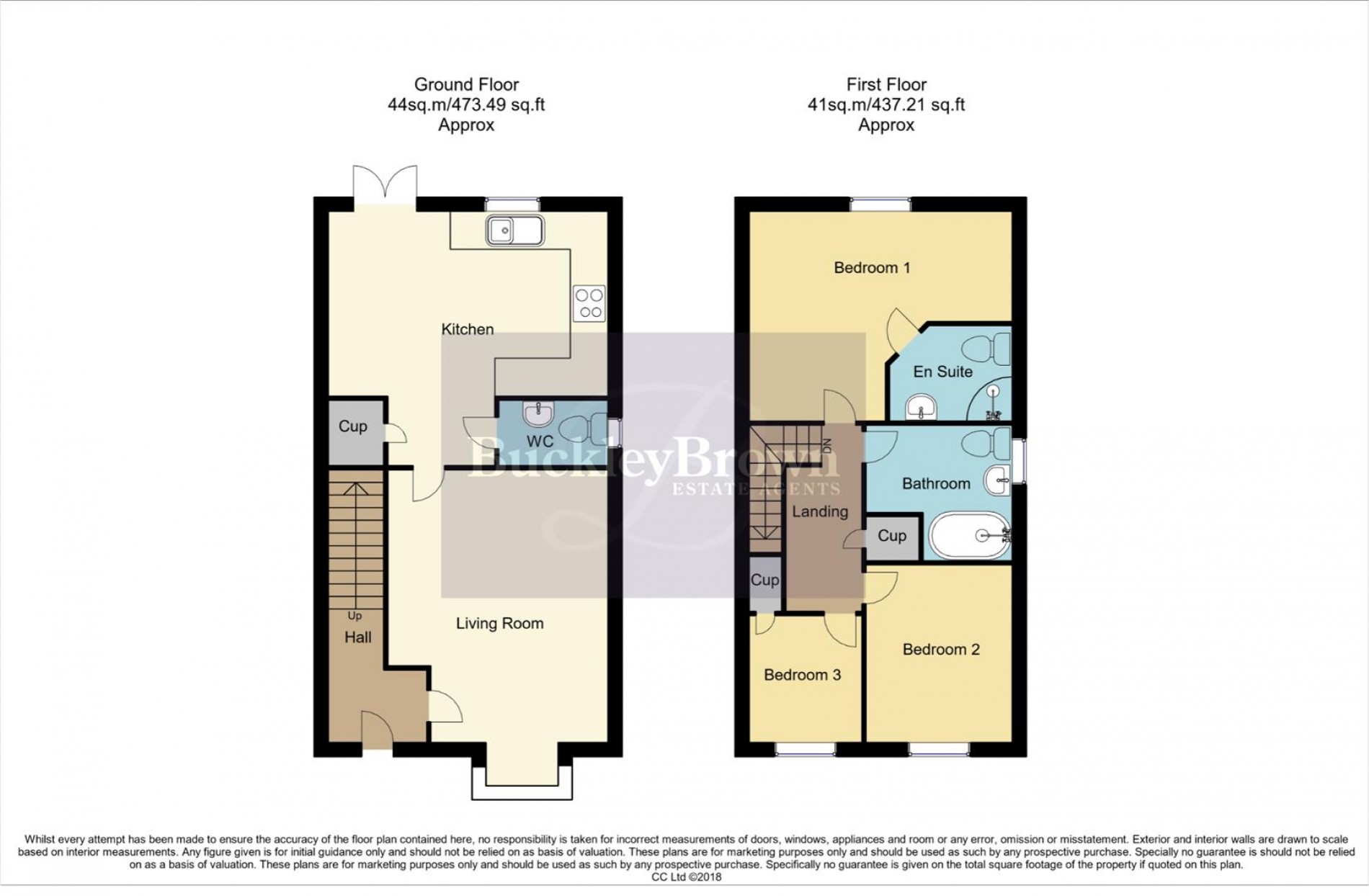 Floorplan for Highfield Avenue, Langwith Junction, Mansfield